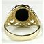 10K, 14K or 18K Gold Ladies Ring, Black Onyx, R004