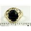 10K, 14K or 18K Gold Ladies Ring, Black Onyx, R004