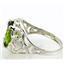 Sterling Silver Ladies Ring, Peridot, SR004