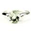 SR058, Green Amethyst, 925 Sterling Silver Ring