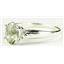 SR058, Green Amethyst, 925 Sterling Silver Ring