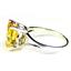 Golden Yellow CZ, 925 Sterling Silver Ring, SR132,