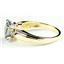 10K, 14K or 18K Gold Ladies Ring, Neptune Garden Topaz, R058