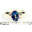 10K, 14K or 18K Gold Ladies Ring, Neptune Garden Topaz, R058