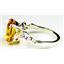 Golden Yellow CZ, 925 Sterling Silver Ring, SR154