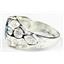 925 Sterling Silver Men's Nugget Ring, London Blue Topaz, SR168