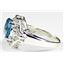 SR169, Swiss Blue Topaz, 925 Sterling Silver Ring