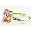 10K, 14K or 18K Gold Ladies Ring, Pure Pink Topaz, R055