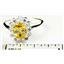 SR235, Golden Yellow CZ, 925 Sterling Silver Ring