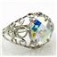 SR162, Mercury Mist Topaz, 925 Sterling Silver Ring