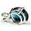 925 Sterling Silver Pendant, London Blue Topaz, SP040