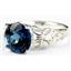 SR292, London Blue Topaz, 925 Sterling Silver Ring