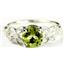 SR292, Manchurian Peridot, 925 Sterling Silver Ring