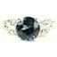 SR292, Paraiba Topaz, 925 Sterling Silver Ring