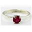 SR301, Created Ruby, 925 Sterling Silver Ring