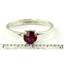 SR301, Created Ruby, 925 Sterling Silver Ring