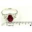 SR302, Created Ruby, 925 Sterling Silver Ring