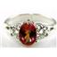 SR302, Twilight Fire Topaz,  925 Sterling Silver Ring