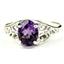 SR305, Amethyst, 925 Sterling Silver Ring