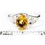 SR305, Citrine, 925 Sterling Silver Ring