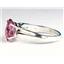 SR058, Created Pink Sapphire, 925 Sterling Silver Ring