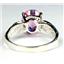 SR058, Created Pink Sapphire, 925 Sterling Silver Ring