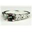 925 Sterling Silver Engagement Ring, Mystic Fire Topaz w/ Accents, SR254