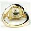 10K, 14K or 18K Gold Ladies Ring, Cubic Zirconia, R021
