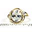 10K, 14K or 18K Gold Ladies Ring, Cubic Zirconia, R021
