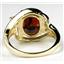 10K, 14K or 18K Gold Ladies Ring, Garnet CZ, R021