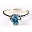 SR311, Swiss Blue Topaz, 925 Sterling Silver Ring