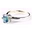 SR311, Swiss Blue Topaz, 925 Sterling Silver Ring