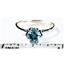 SR311, Swiss Blue Topaz, 925 Sterling Silver Ring