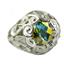 SR313, Mercury Mist Topaz, 925 Sterling Silver Ring