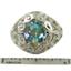 SR313, Mercury Mist Topaz, 925 Sterling Silver Ring