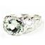 Green Amethyst (Prasiolite), 925 Sterling Silver Ring, SR360