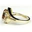 10K, 14K or 18K Gold Ladies Ring, Created Red/Brown, R021