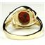 10K, 14K or 18K Gold Ladies Ring, Created Red/Brown, R021