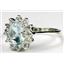SR235, Aquamarine, 925 Sterling Silver Ring