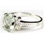 925 Sterling Silver Ladies Ring, Green Amethyst, SR136