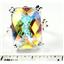 Sterling Silver Ladies Ring, 18x13mm Mercury Mist Topaz, SR039