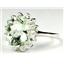 SR283, Green Amethyst (Prasiolite), 925 Sterling Silver Ring