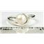 SR340, 6mm Pearl, 925 Sterling Silver Ring