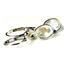 925 Sterling Silver Leverback Earrings, Rainbow Moonstone, SE001