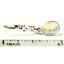 925 Sterling Silver Leverback Earrings, Rainbow Moonstone, SE001