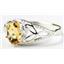 SR137, Citrine, 925 Sterling Silver Ring