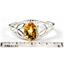 SR137, Citrine, 925 Sterling Silver Ring
