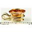 P006, Twilight Fire Topaz 14K Gold Pendant