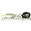 925 Sterling Silver Leverback Earrings, Mystic Fire Topaz, SE007
