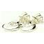 925 Sterling Silver Leverback Earrings, Mother of Pearl, SE007